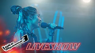 Bawa "သန်းခေါင်ထက်နက်တဲ့ည  " | The Live Shows -  2nd Week The Voice Myanmar Season 3, 2020