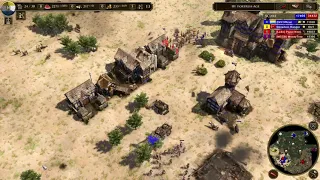 AOE 3 - Ranked Team Game - Dutch 2v2 "I need to learn the hotkeys"