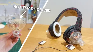 WORKING Homemade Open-Back Headphone from Scratch | Tutorial & How It Works + Showcase & Demo