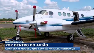 Conheça o avião que levava a cantora Marília Mendonça