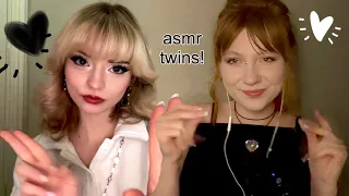 ASMR Twins ✨INTENSE Layered Triggers (w/ @emmasmyspace ! )