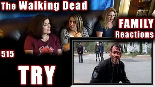 The Walking Dead | 515 | Try | FAMILY Reactions | Fair Use