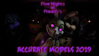 Most Accurate FNaF SFM Models 2019 (Outdated)