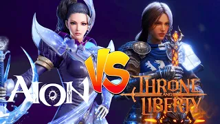 Throne and Liberty vs Aion - AAA Quality MMORPGs Comparison