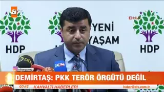 Demirtaş'tan teröre açık destek - atv Kahvaltı Haberleri