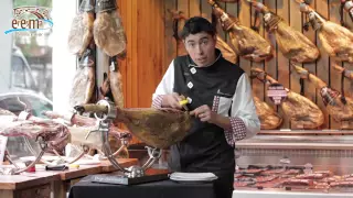 Cómo aprender a cortar Jamón en 5 minutos y no morir en el intento...con Eresma y Diego Hernández