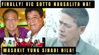 Full Story! VIC Sotto NAGSALITA na MAY NILINAW KINORRECT sa Sinabi ni Tito Sotto