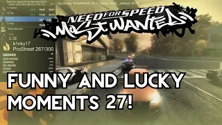 Funny And Lucky Moments - NFS Most Wanted - Ep.27