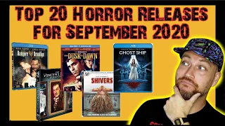 September Blu-Ray Releases | Top 20 Horror | Scream Factory/ Vestron Video / Arrow Video