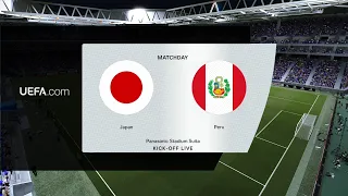 Japan vs Peru | Panasonic Stadium Suita | International Friendly | PES 2021