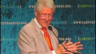 President Clinton: You're going to live in the most interesting time in human history