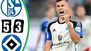 HSV vs Schalke 04 5-3  | 2. Bundesliga 2023 | Goals and Highlights