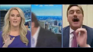 Newsmax anchor WALKS OFF SET after MyPillow CEO spouts debunked election claims