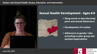 Autism and Sexual Health Access Education and Intervention - Part 2