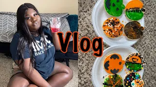 VLOG | Halloween Activities + Cookie Decorating + Cook With Me & More | Iamchelsiejanea