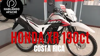 HONDA XR 190ct ficha técnica,precio Costa Rica