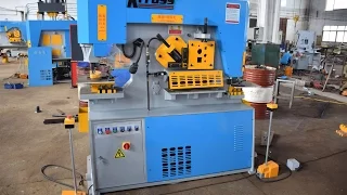 Q35Y-20 combined punching and shearing bending drilling hydraulic iron worker from krrass