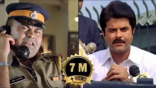 CM ने किया पुलिस स्टेशन में कॉल - कपडे उतर गए कॉल पे - लोट पॉट कॉमेडी सीन - Nayak Comedy Scene