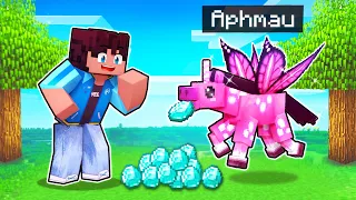My SECRET Pink Unicorn PRANK In Minecraft!