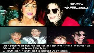 Michael Jackson Rare on Liz Taylor She is the Queen