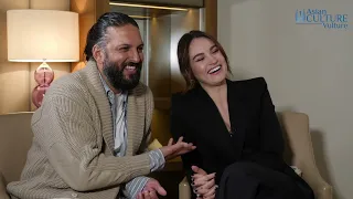 Lily James & Shazad Latif on 'What’s Love Got To Do With It?’  😂 Cultural romcom