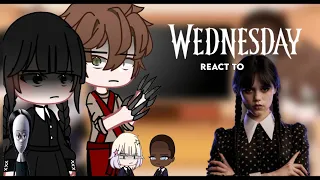 WEDNESDAY Addams React to Future Ft. The Nevermore | Gacha club | Gacha reaction.