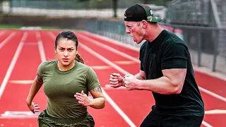US Marine Takes on the US Navy Physical Readiness Test
