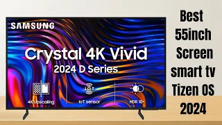 SAMSUNG Crystal 4K Vivid 55 inch Ultra HD (4K) LED Smart Tizen TV 2024 Edition - UA55DUE70BKLXL