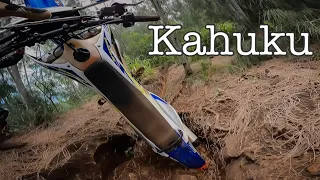 Just stay left they said! Enduro fun at Kahuku.