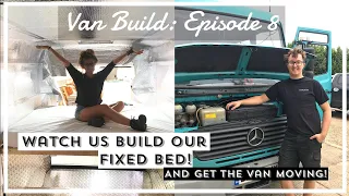 BUILDING THE BED | Filling holes | Getting the Van Running | Mercedes Vario Camper | Van Build Ep.8