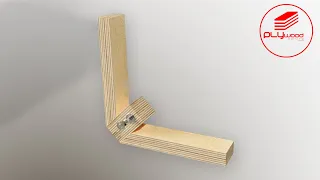 Simple And Brilliant Woodworking Idea Make your Work Fast but Precision - Quick Release Guide Joint