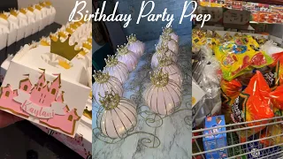 BIRTHDAY PARTY PREP: centerpieces | treat boxes | last minute party shopping