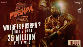 Where is Pushpa? | Pushpa 2 - The Rule 🔥 | Telugu | Allu Arjun | Sukumar | Rashmika | Fahadh Faasil