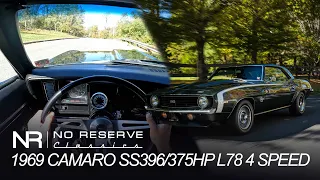 (4K) POV TEST DRIVE 1969 Chevrolet Camaro SS396/375HP L78 - FOR SALE 18005627815