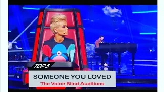 Top 5 Best The Voice "SOMEONE YOU LOVE" Blind Auditions
