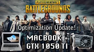 PlayerUnknown's Battlegrounds **UPDATED** on a MacBook + GTX 1050 Ti (Medium, 1080p)