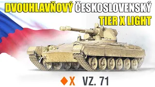 🔥 VZ. 71 - Československý tier X dvouhlavňový light! | World of Tanks