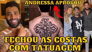 Gusttavo Lima FECHA as COSTAS com Tatuagem e Andressa Suita APROVA “Símbolo do embaixador”