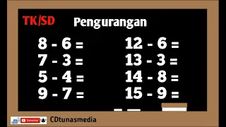 TANPA SEMPOA | CARA MUDAH BELAJAR PENGURANGAN HANYA DENGAN JARI | SD & TK