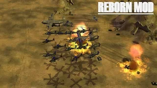 Zero Hour Reborn V7 Alpha v0.2 - USA Helicopter General vs Hard AI / They Flock In Herds