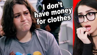 Poor Kid Doesn't Have Money For New Clothes