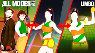 JUST DANCE COMPARISON - LIMBO [ALL MODES]