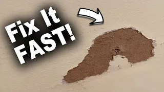 How to Repair Torn Drywall Paper FAST!