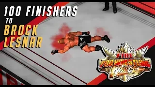 FPW World - 100 FINISHERS TO BROCK LESNAR! (100.. plus 1?)