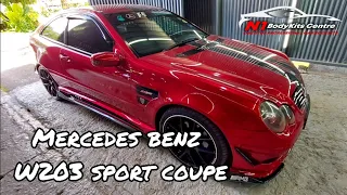 Mercedes Benz  w203 sport coupe customizer by N1bodykits.