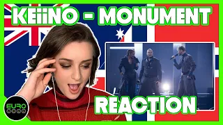 AUSTRALIAN REACTS TO KEiiNO - MONUMENT // Norway Eurovision 2021