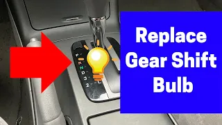 Replace Bulb For Car Gear Shift Lever In Minutes!