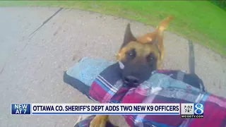 Training Ottawa County's new K-9 deputies