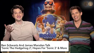 Ben Schwartz And James Marsden Talk ‘Sonic The Hedgehog 2’, Hopes For 'Sonic 3' & More