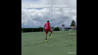 Esteban Levaux gardien U15 Standard de Liège - entraînement pré-saison 21.7.2023